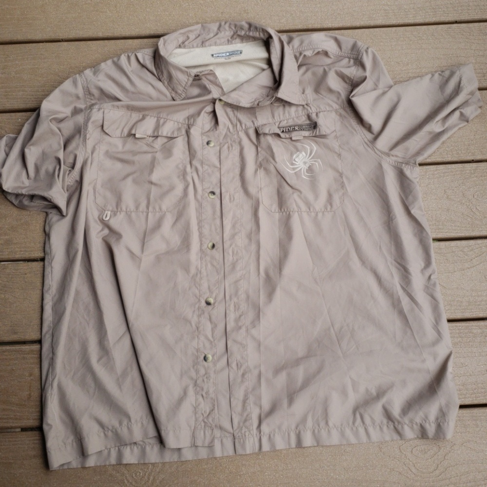 Spiderwire 100%polyester shirt